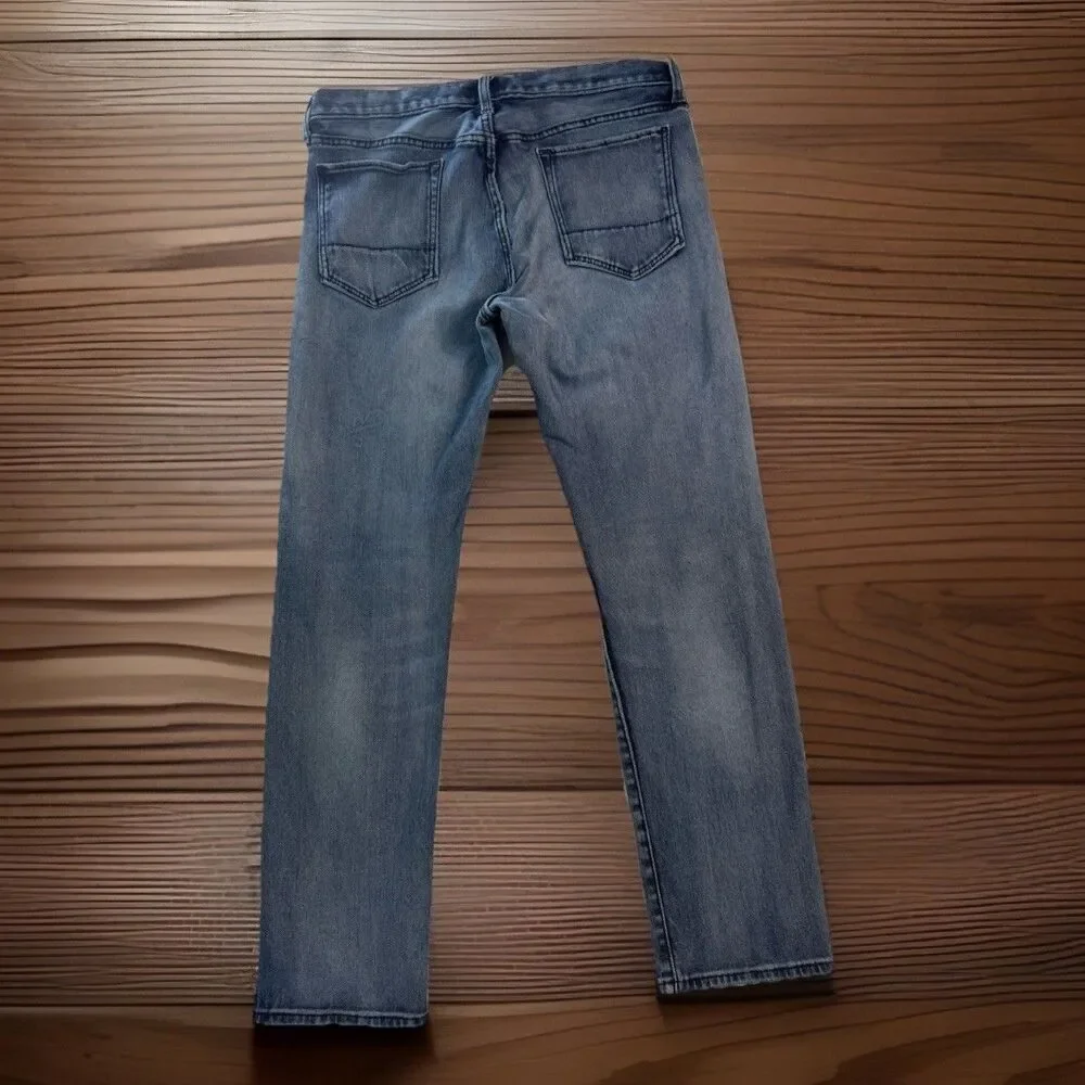 Banana Republic Mens 31x30 Premium Performance Jeans Slim Stretch Blue